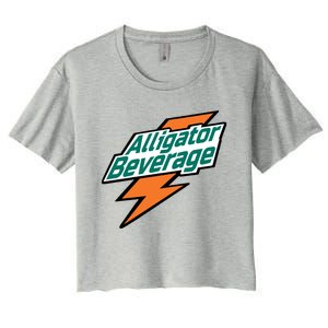 Alligator Beverage Women's Crop Top Tee