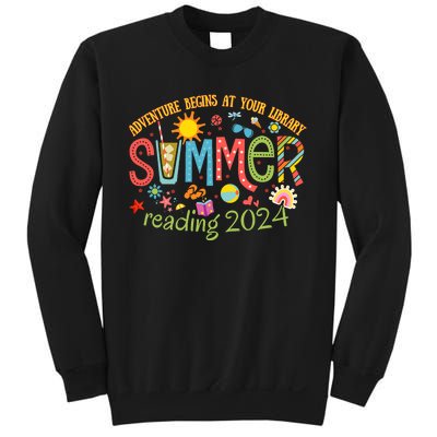 Adventure Begins At Your Library Summer Reading Program 2024 Sweatshirt