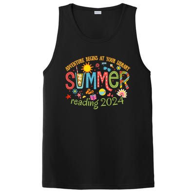 Adventure Begins At Your Library Summer Reading Program 2024 PosiCharge Competitor Tank