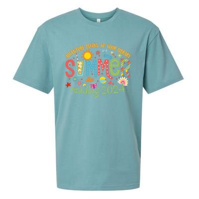 Adventure Begins At Your Library Summer Reading Program 2024 Sueded Cloud Jersey T-Shirt