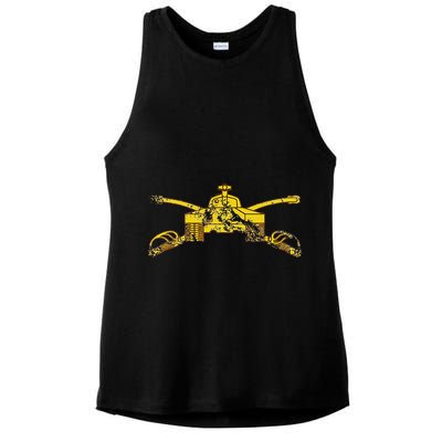 Armor Branch (Ar) 19 Kilo Tanker 19k Distressed Ladies PosiCharge Tri-Blend Wicking Tank
