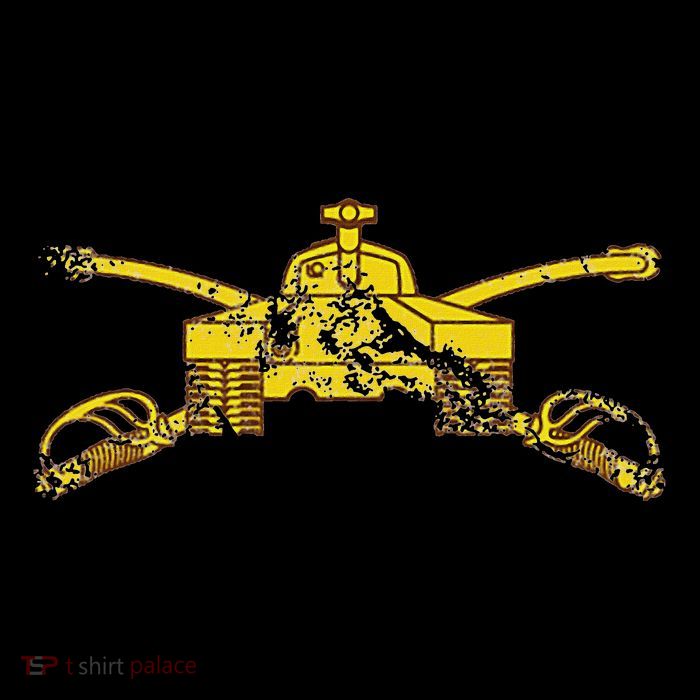 Armor Branch (Ar) 19 Kilo Tanker 19k Distressed T-Shirt