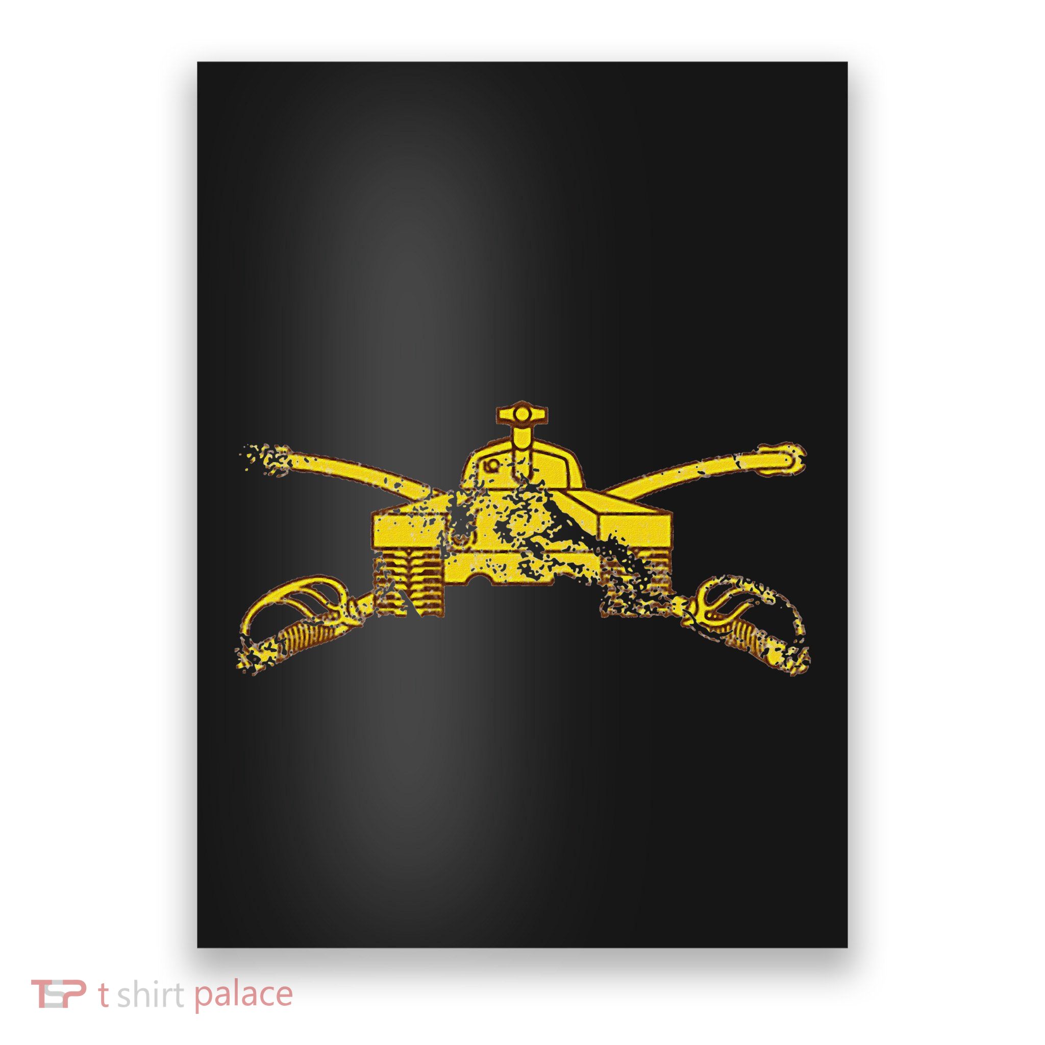 Armor Branch (Ar) 19 Kilo Tanker 19k Distressed Poster