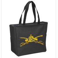 Armor Branch (Ar) 19 Kilo Tanker 19k Distressed Zip Tote Bag