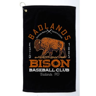 American Bison Baseball Retro Minor League Baseball Team Golf Towel