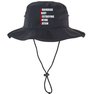 Anti Biden Braindead Idiot Destroying Entire Nation Legacy Cool Fit Booney Bucket Hat