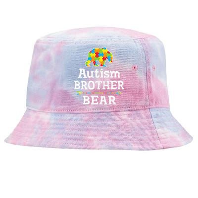 Autism BROTHER Bear Awareness Tie-Dyed Bucket Hat