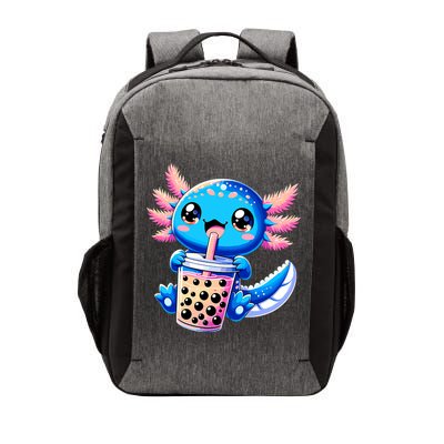 Axolotl Bubble Boba Tea Anime Cute Kawaii Blue Axolotl Vector Backpack