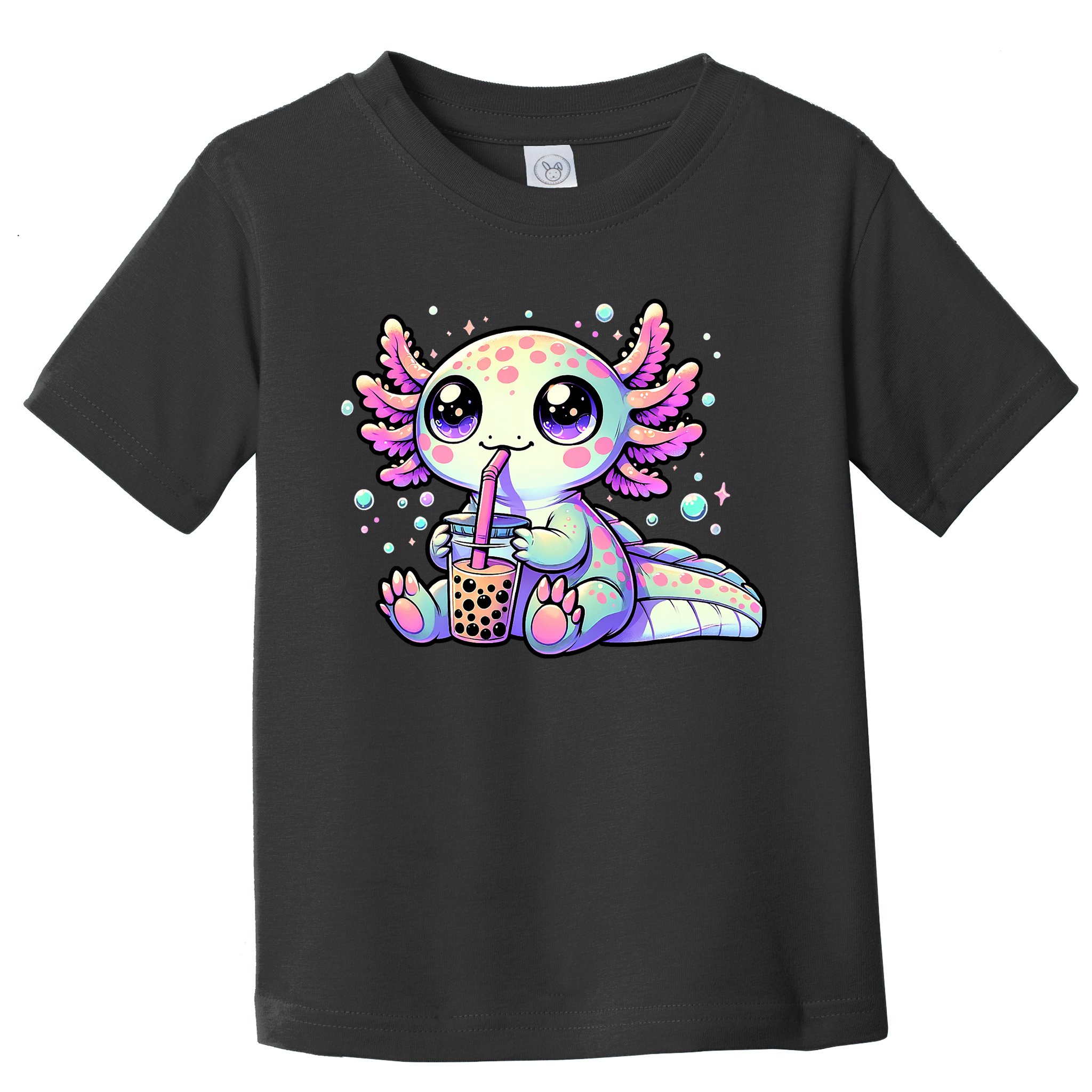 Axolotl Bubble Boba Tea Kawaii Anime Gifts Women Toddler T-Shirt