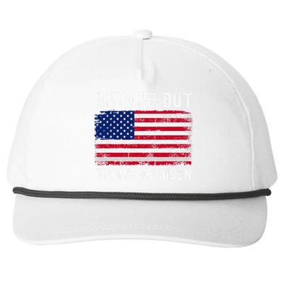 Anyone But Biden Or Trump 2024 Anti Biden Snapback Five-Panel Rope Hat