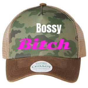 Adult Bossy Bitch Funny Gift Legacy Tie Dye Trucker Hat