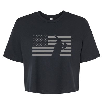 American Baseball Baseball Bella+Canvas Jersey Crop Tee