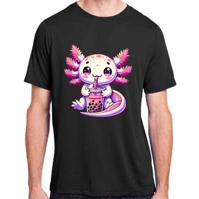 Axolotl Bubble Boba Tea Anime Cute Kawaii Axolotl Adult ChromaSoft Performance T-Shirt