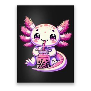 Axolotl Bubble Boba Tea Anime Cute Kawaii Axolotl Poster