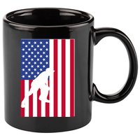 American Bocce Ball 11oz C Handle Ceramic Mug