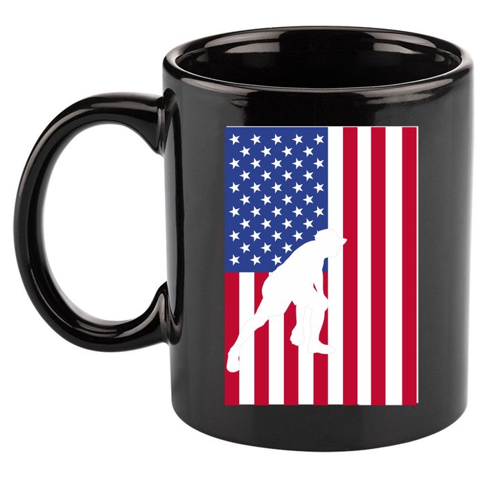 American Bocce Ball 11oz C Handle Ceramic Mug