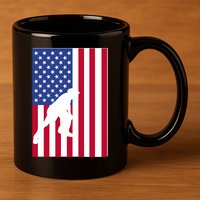 American Bocce Ball 11oz C Handle Ceramic Mug