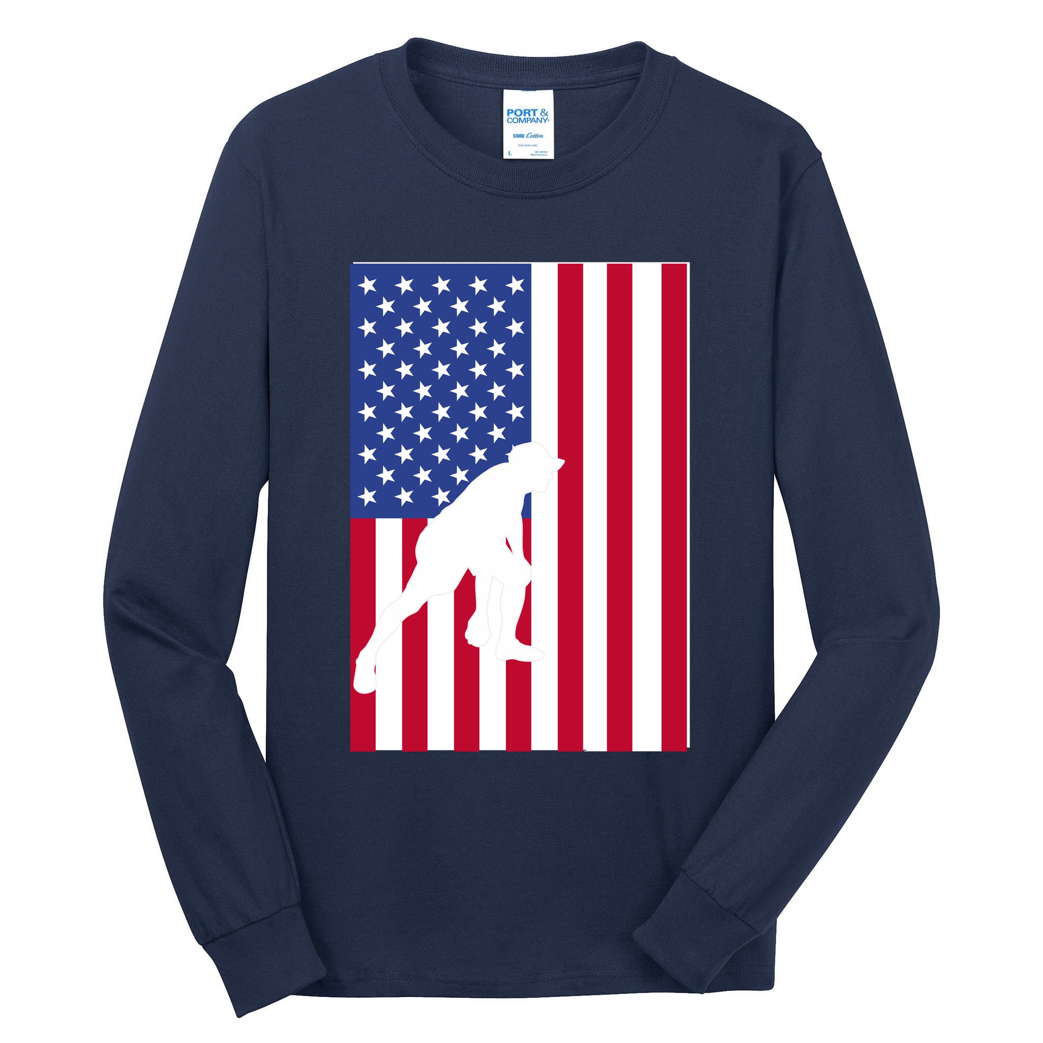 American Bocce Ball Tall Long Sleeve T-Shirt