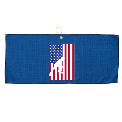 American Bocce Ball Large Microfiber Waffle Golf Towel