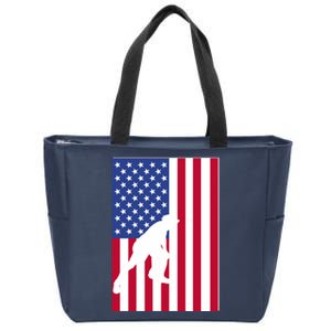 American Bocce Ball Zip Tote Bag