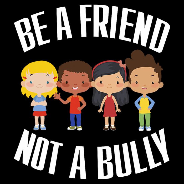 Anti Bullying Be A Friend Not A Bully Kindness Cropped Pullover Crew