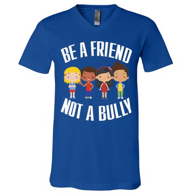 Anti Bullying Be A Friend Not A Bully Kindness V-Neck T-Shirt