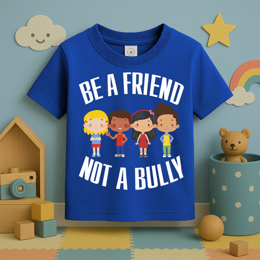 Anti Bullying Be A Friend Not A Bully Kindness Toddler T-Shirt