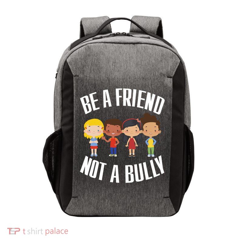Anti Bullying Be A Friend Not A Bully Kindness Vector Backpack