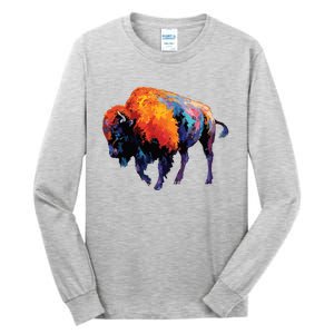 American Buffalo Buffalo American Bison Tall Long Sleeve T-Shirt