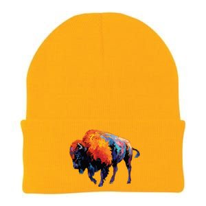 American Buffalo Buffalo American Bison Knit Cap Winter Beanie