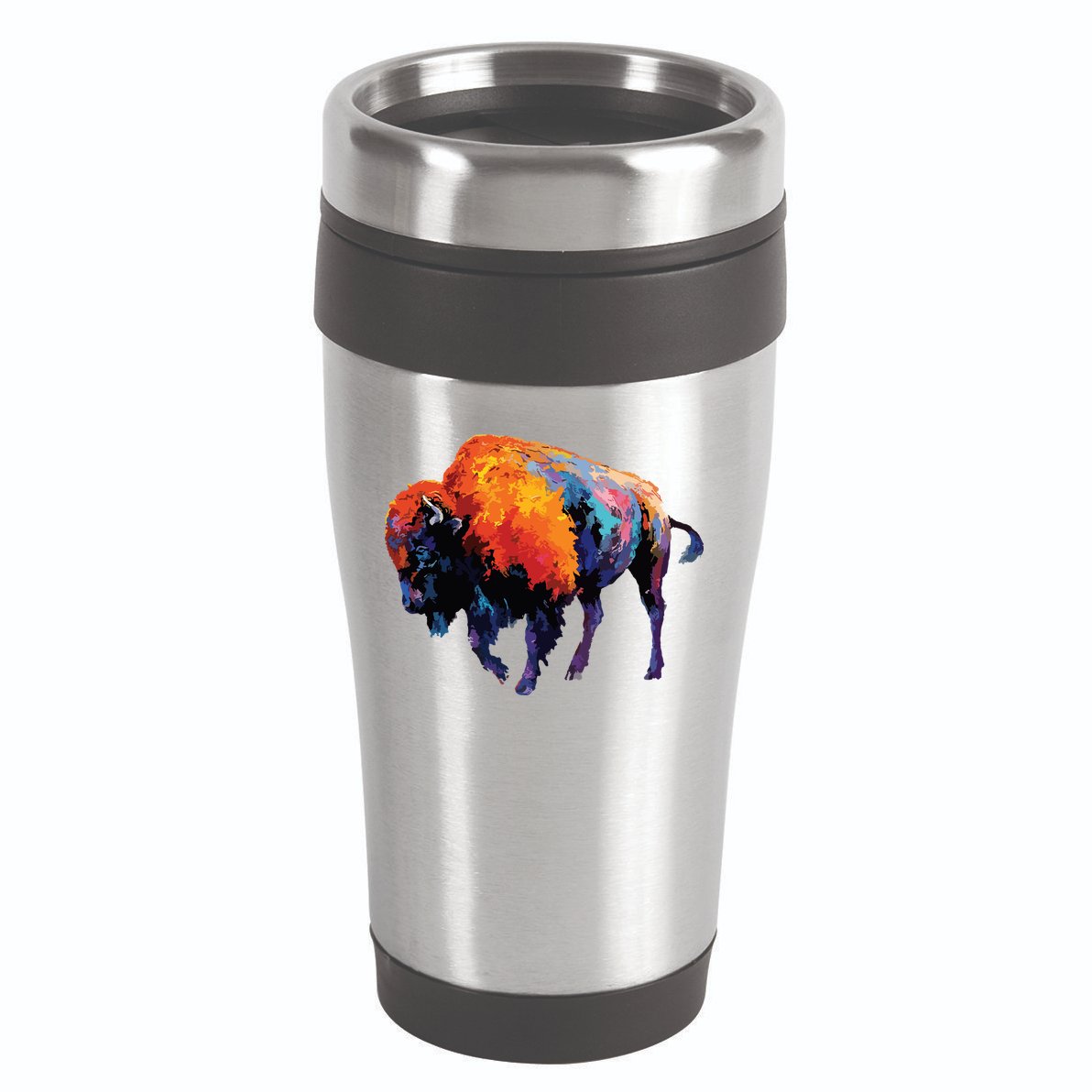 American Buffalo Buffalo American Bison 16oz Travel Tumbler