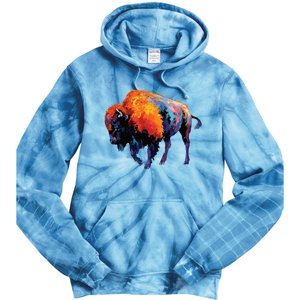 American Buffalo Buffalo American Bison Tie Dye Hoodie