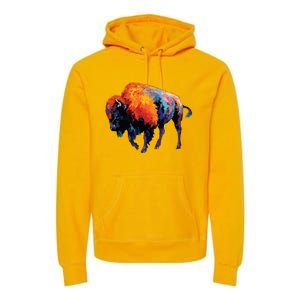 American Buffalo Buffalo American Bison Premium Hoodie