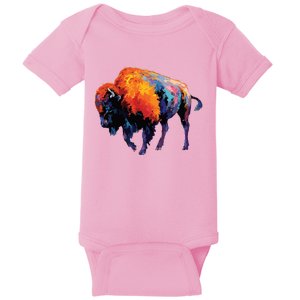 American Buffalo Buffalo American Bison Baby Bodysuit