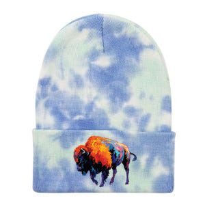 American Buffalo Buffalo American Bison Tie Dye 12in Knit Beanie