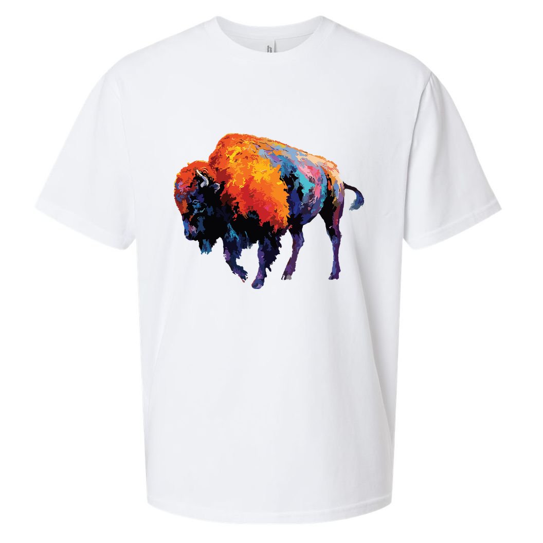 American Buffalo Buffalo American Bison Sueded Cloud Jersey T-Shirt