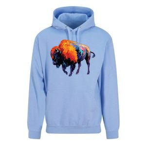 American Buffalo Buffalo American Bison Unisex Surf Hoodie