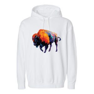 American Buffalo Buffalo American Bison Garment-Dyed Fleece Hoodie