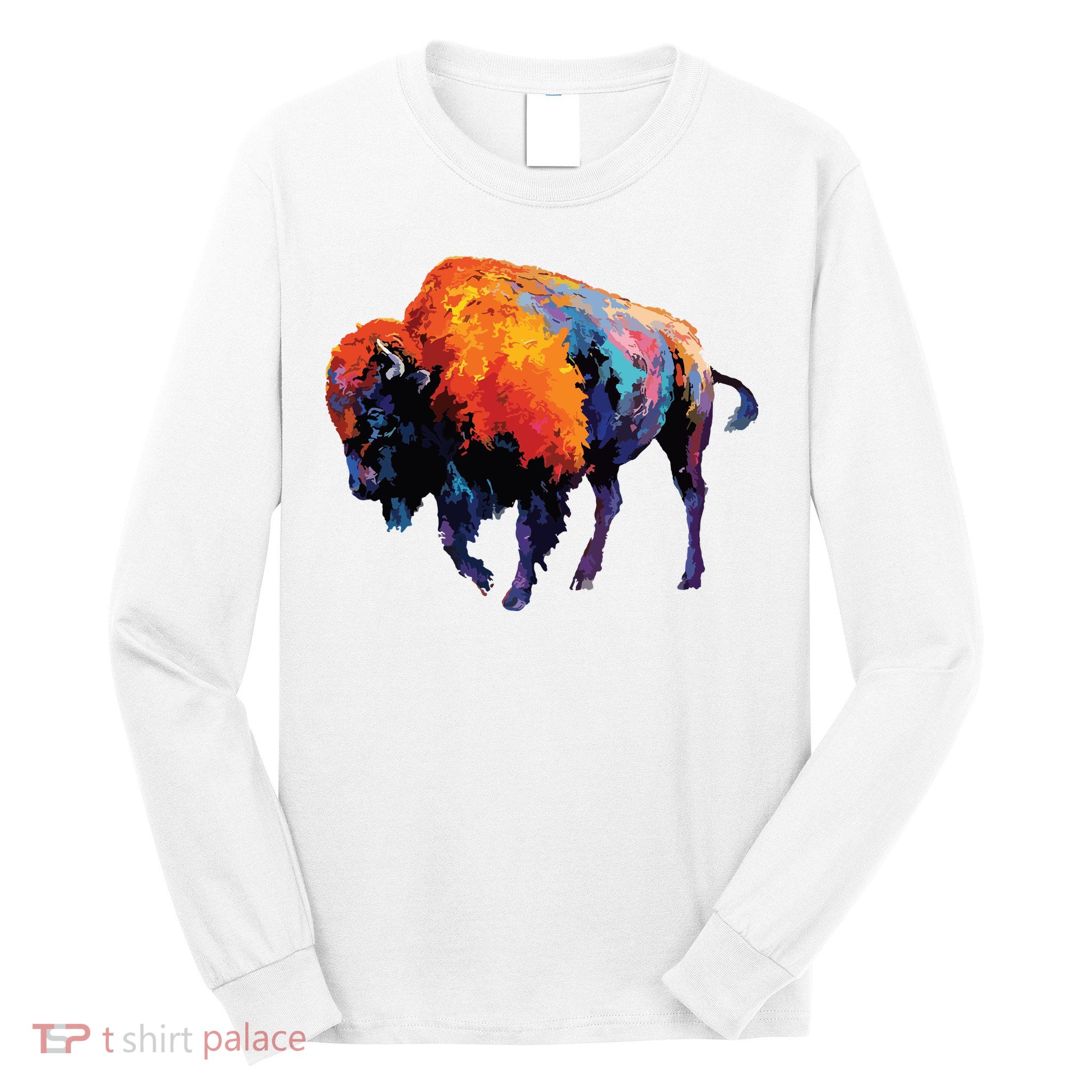 American Buffalo Buffalo American Bison Long Sleeve Shirt
