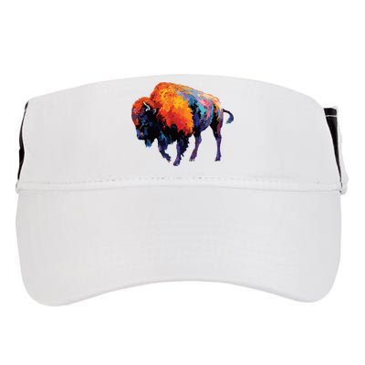 American Buffalo Buffalo American Bison Adult Drive Performance Visor
