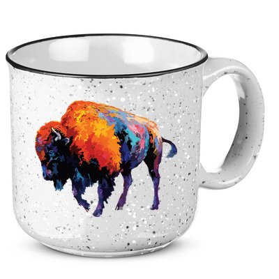 American Buffalo Buffalo American Bison 15oz Campfire Ceramic Mug