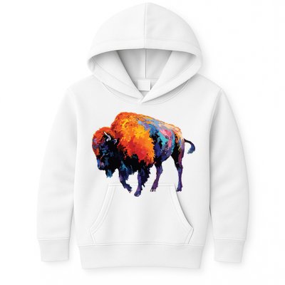 American Buffalo Buffalo American Bison Kids Hoodie