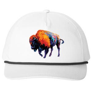 American Buffalo Buffalo American Bison Snapback Five-Panel Rope Hat