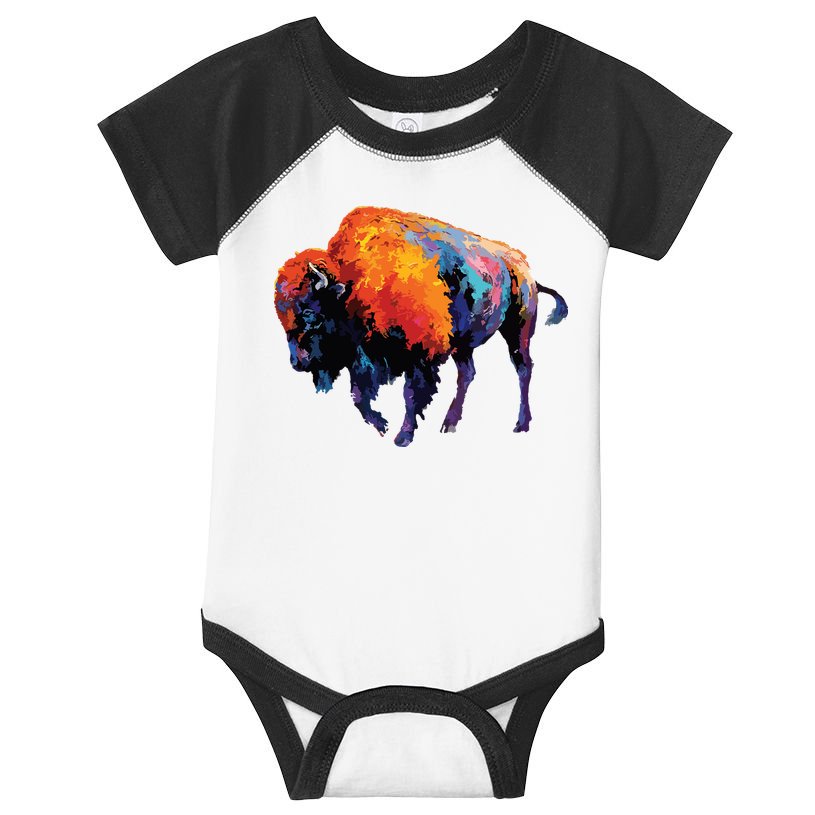 American Buffalo Buffalo American Bison Infant Baby Jersey Bodysuit