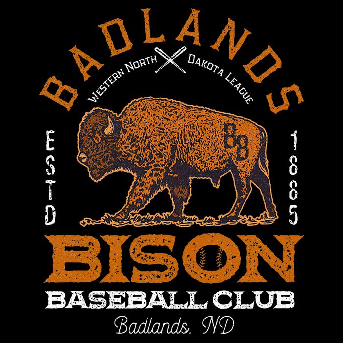 American Bison Baseball Retro Minor League Baseball Team Zip Tote Bag