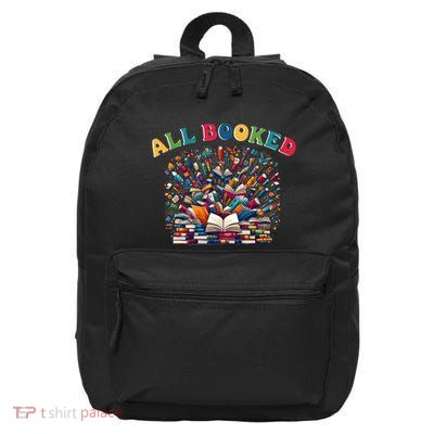 All Booked Book Lovers Reading Books 16 in Basic Backpack