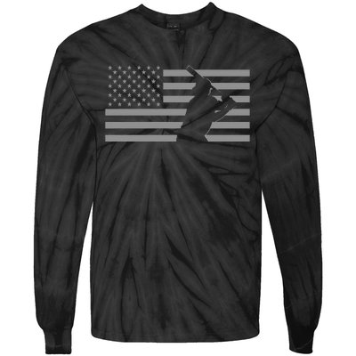 American Baseball Baseball Tie-Dye Long Sleeve Shirt