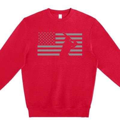 American Baseball Baseball Premium Crewneck Sweatshirt