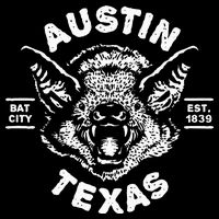Austin Bat Bat City Texas Tx Est Established 1839 Design Drawstring Bag