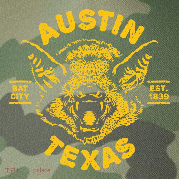 Austin Bat Bat City Texas Tx Est Established 1839 Design Legacy Tie Dye Trucker Hat